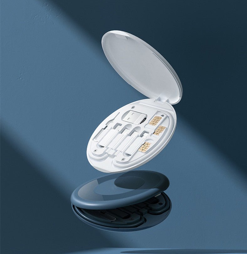 Multi-Port Fast Charger Cable with Storage β 60W Power in Your Pocket