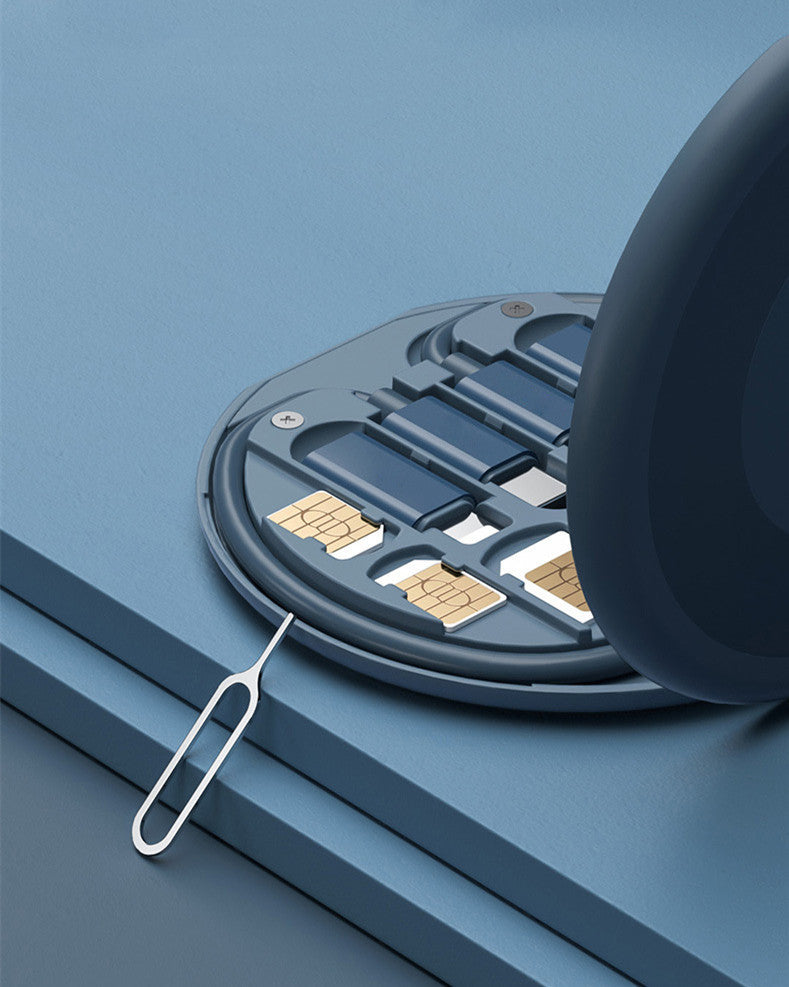 Multi-Port Fast Charger Cable with Storage – 60W Power in Your Pocket